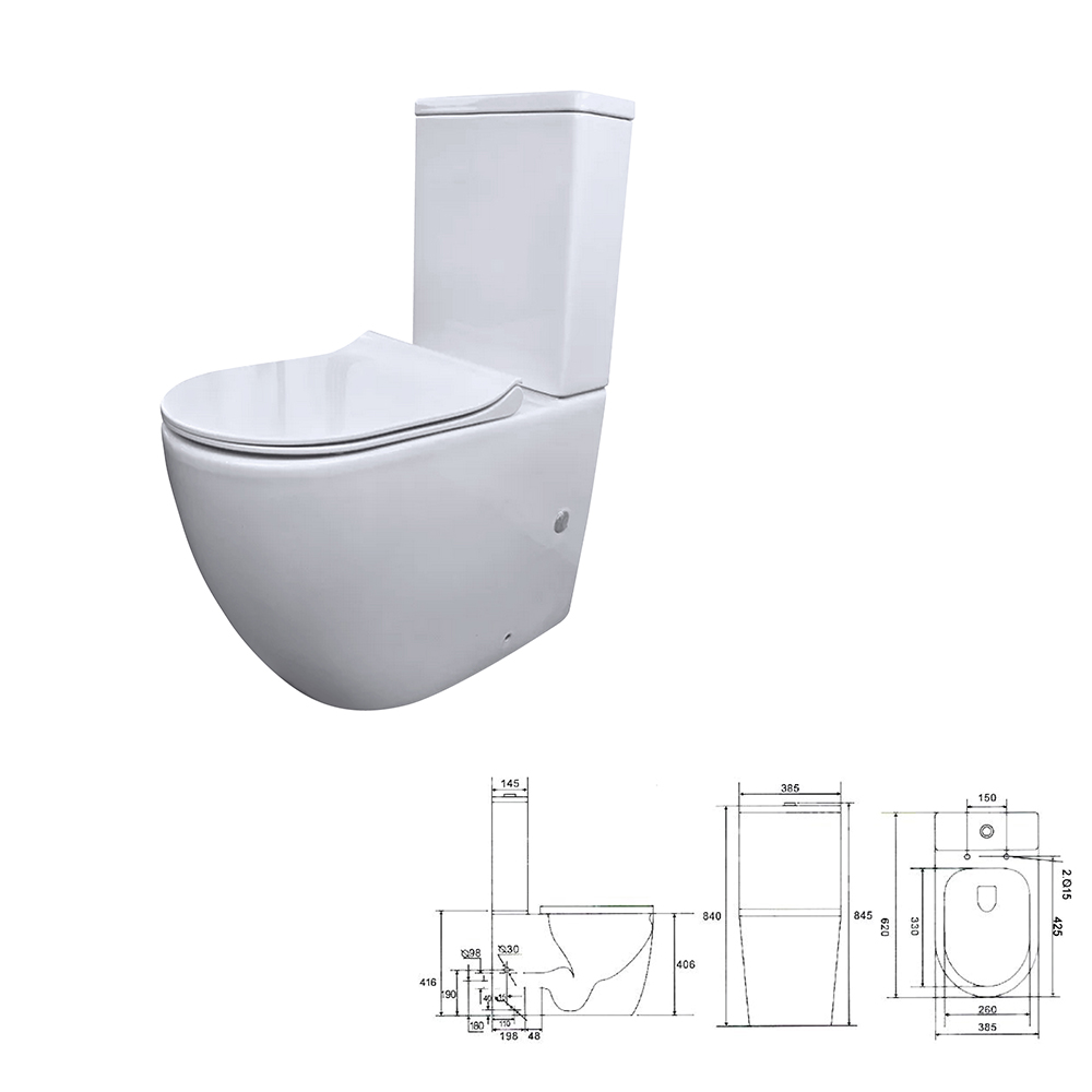COLSE-COUPLED TOILET