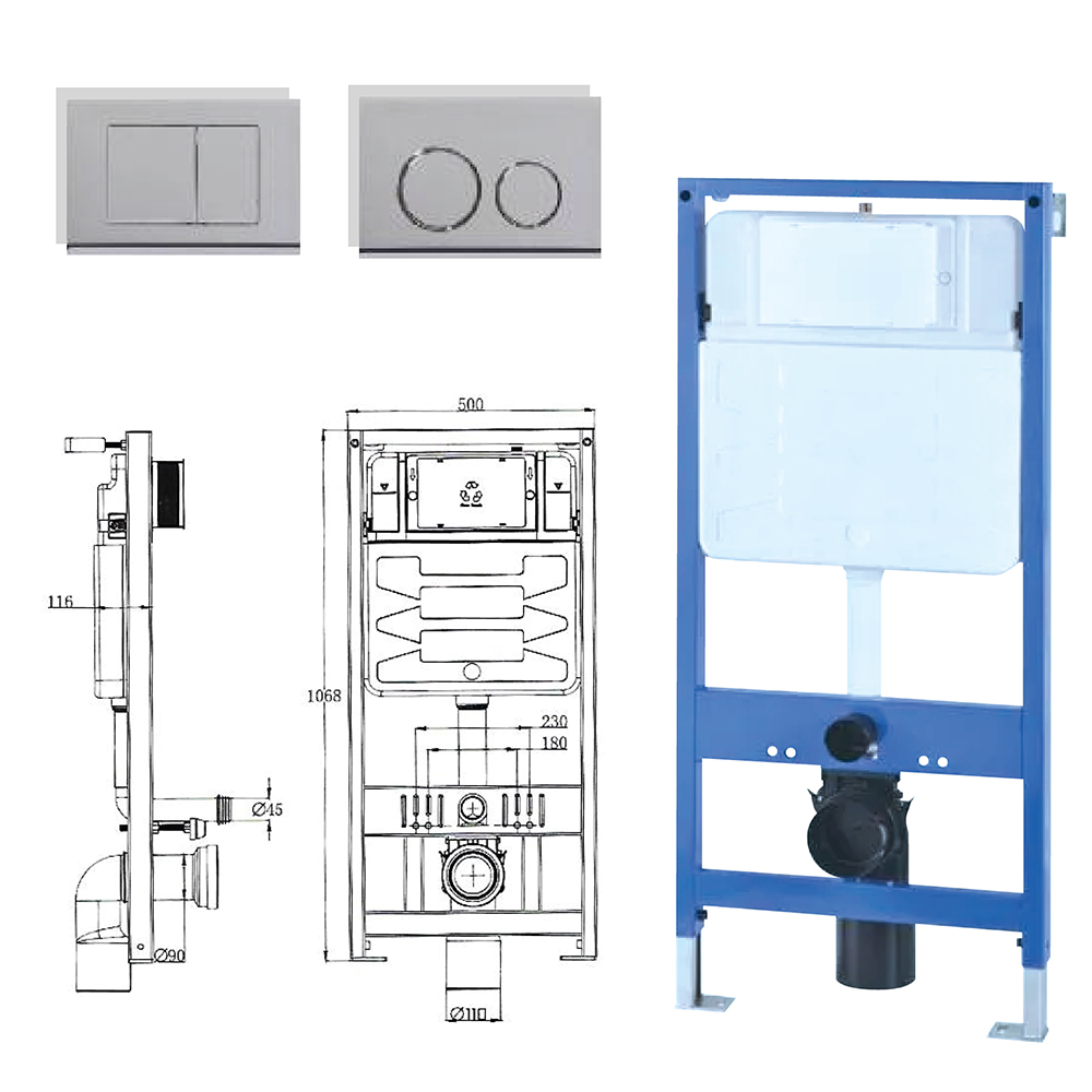 CONCEALED CISTERN TANK