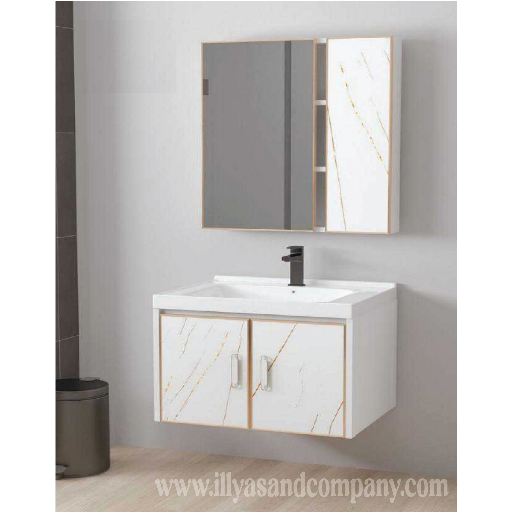 Shanks Mirrors and Cabinet