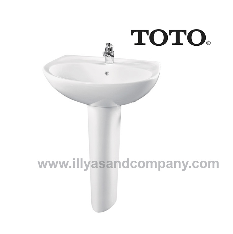 Wash-Basin-with-Pedastal-TOTO