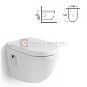 Shanks Wall hungg waterclosets